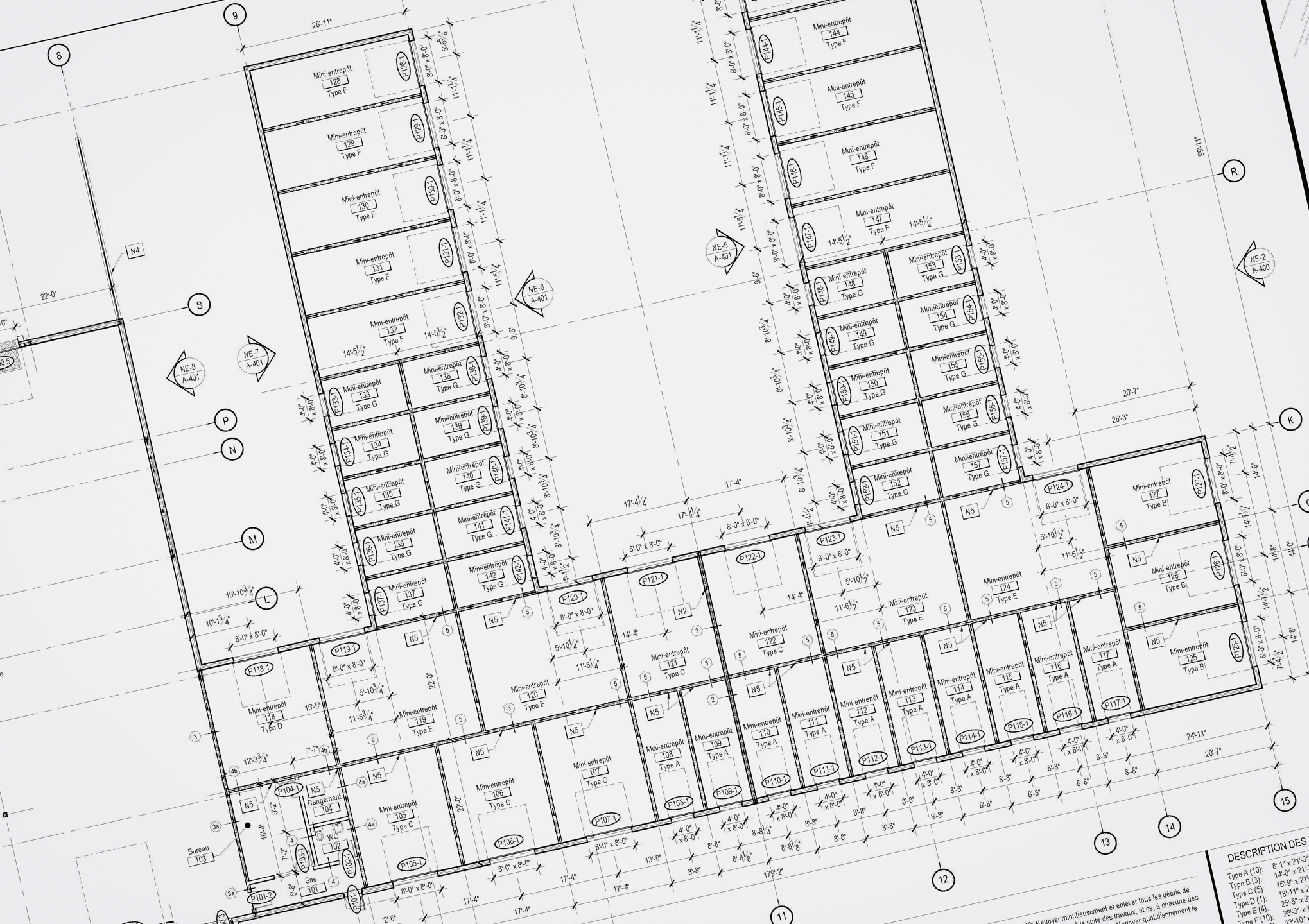 Pages de Plan entreposage BL